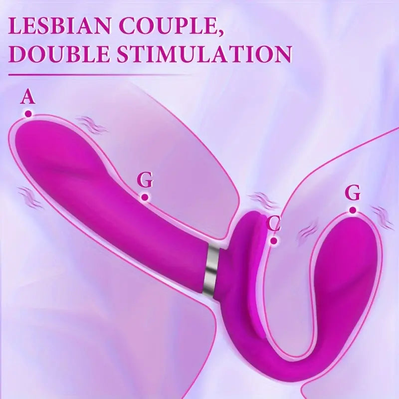 Double Ended Silicone Vibrator
