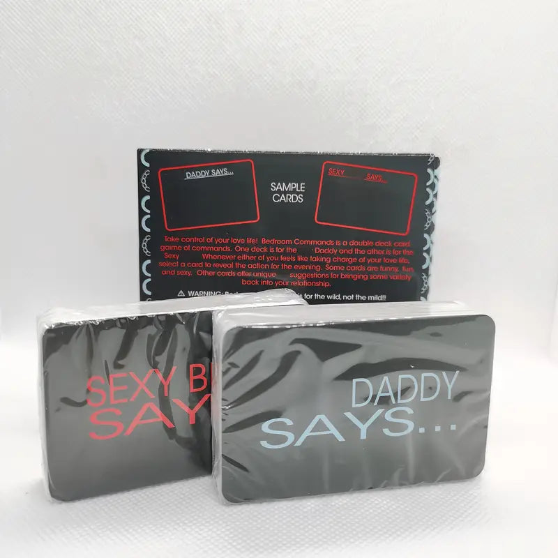Bedroom Commands Cards