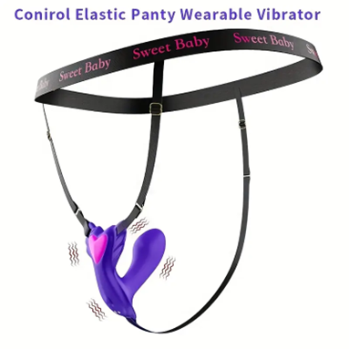 Wearable Panty Vibrator Insertion Dildo