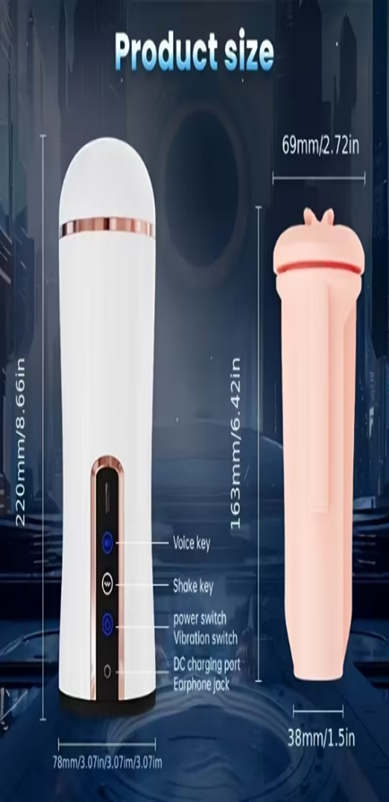 Rechargeable Male Masturbator