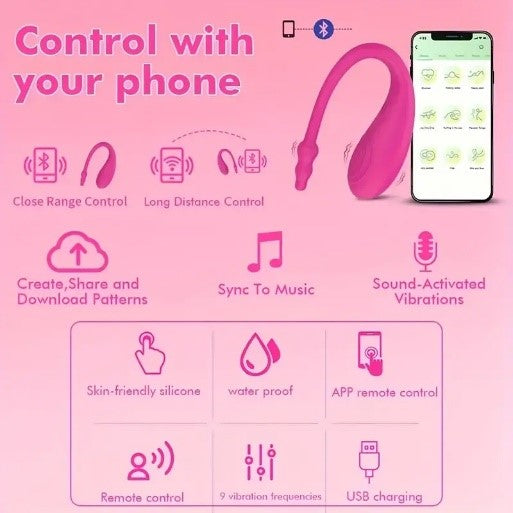Wearable Egg and G-Spot Panty Vibrator - APP Control