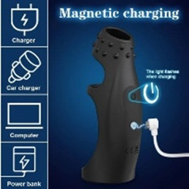 Vibrating Triple Loop Penis Ring