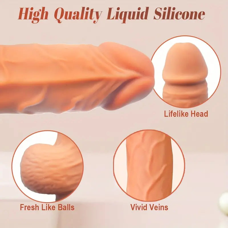 3 In 1 Realistic Dildo Erotic Machine