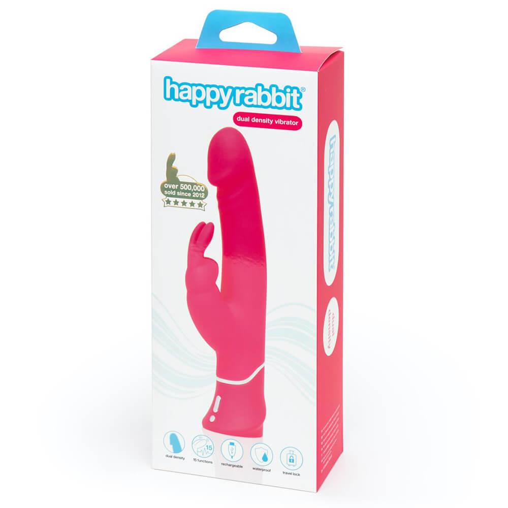 Lovehoney Happy Rabbit Dual Density Vibrator - Pink