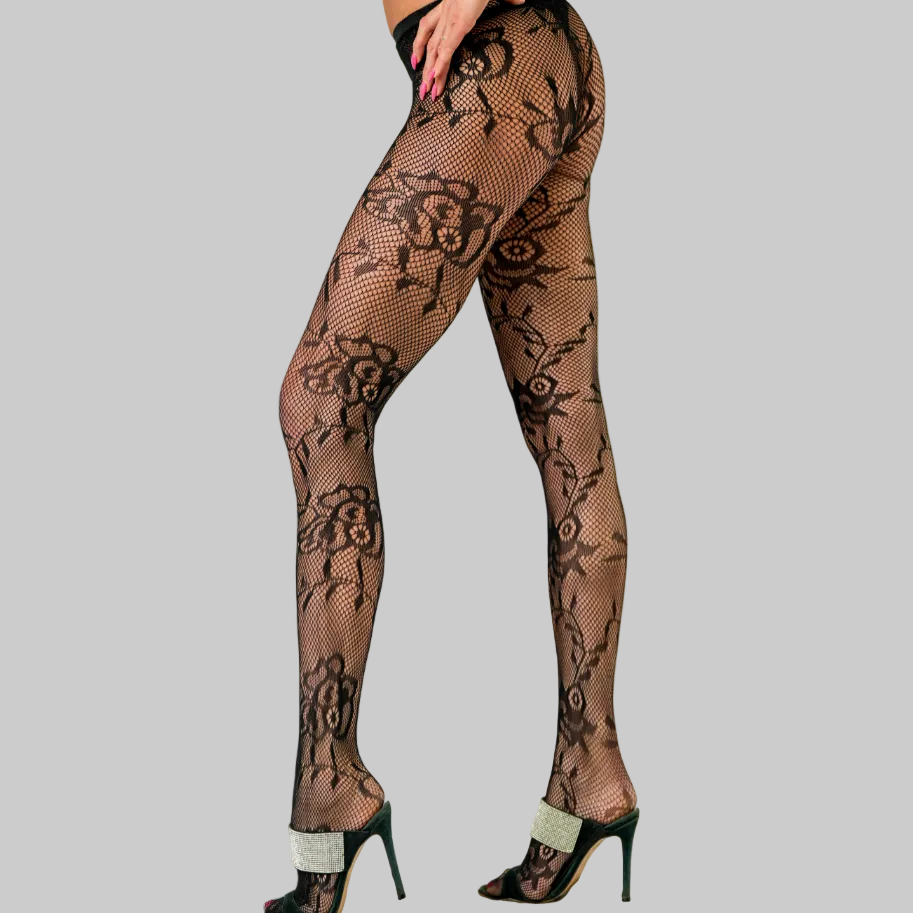 Rosy Stems Pantihose