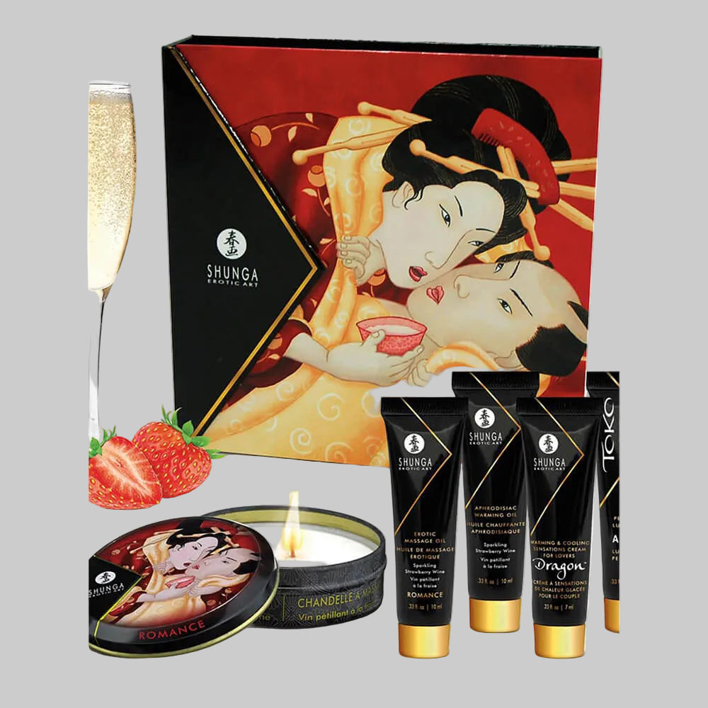 Shunga Geisha's Secret Collection Sparkling Strawberry Wine