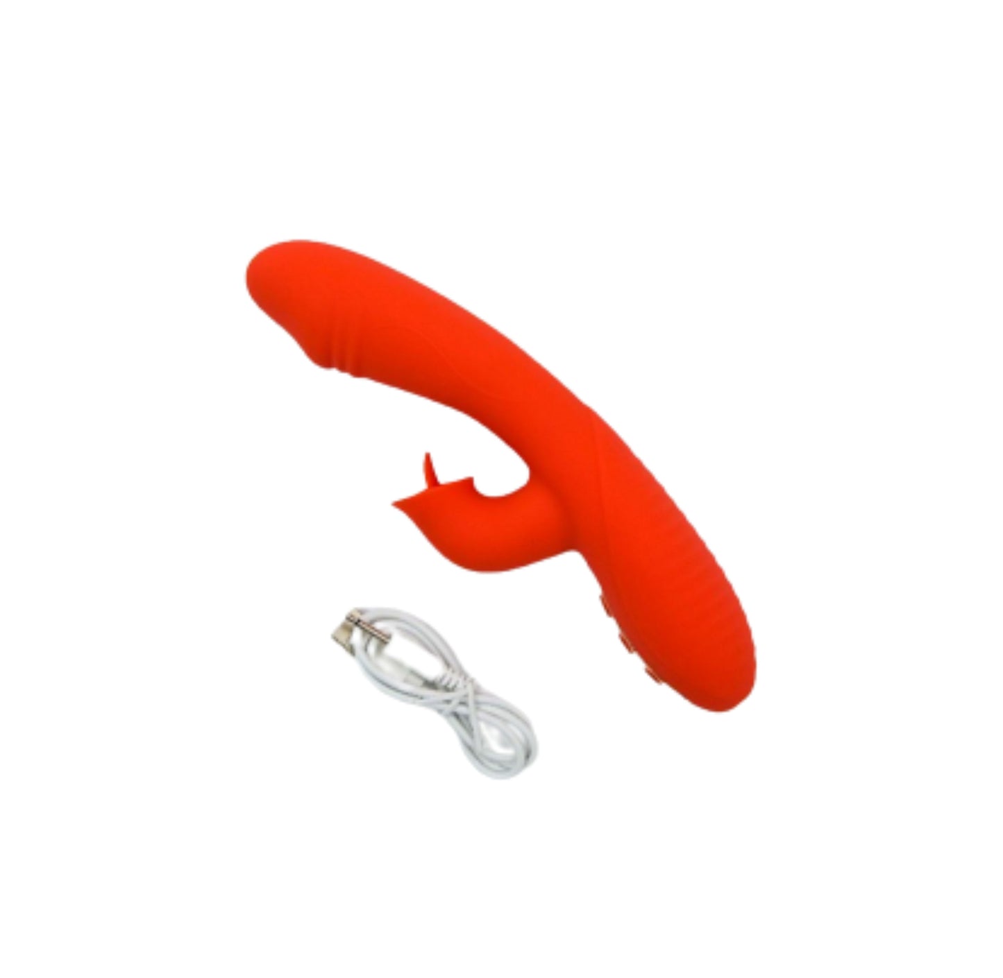 VIBRATOR WITH CLIT LICKING TONGUE