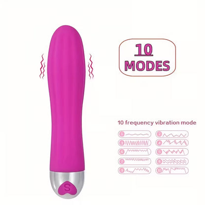 10 Speed Rechargeable Vibrating Dildo