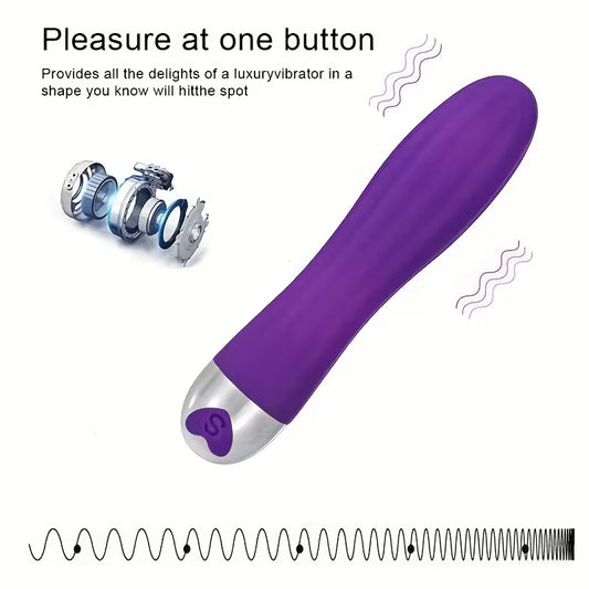 10 Speed Rechargeable Vibrating Dildo