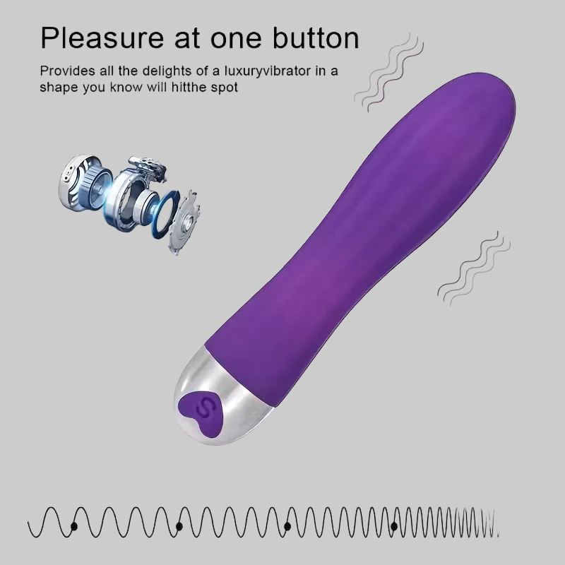 10-Speed Rechargeable Vibrating Dildo