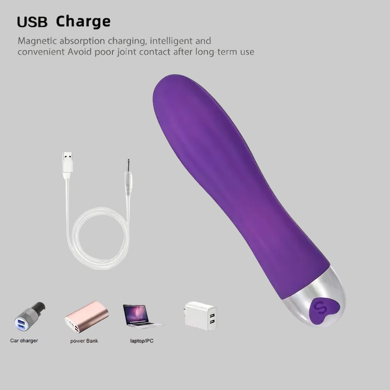 10-Speed Rechargeable Vibrating Dildo