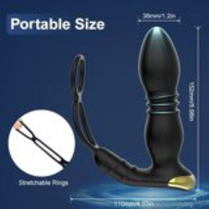 2 RING ANAL BUTT PLUG