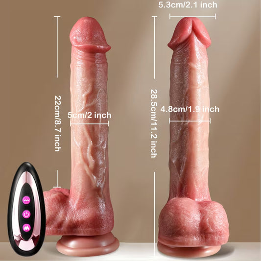 28.45 cm Thrusting Dildo