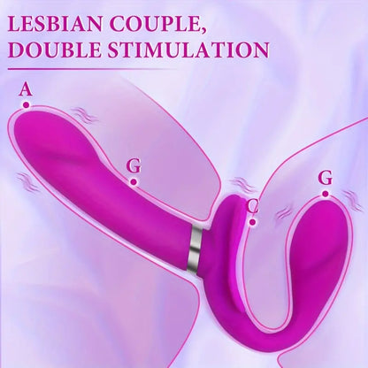 Double Ended Silicone Vibrator