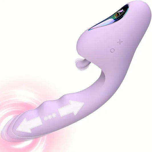 G-Spot Vibrator Thrusting Dildo