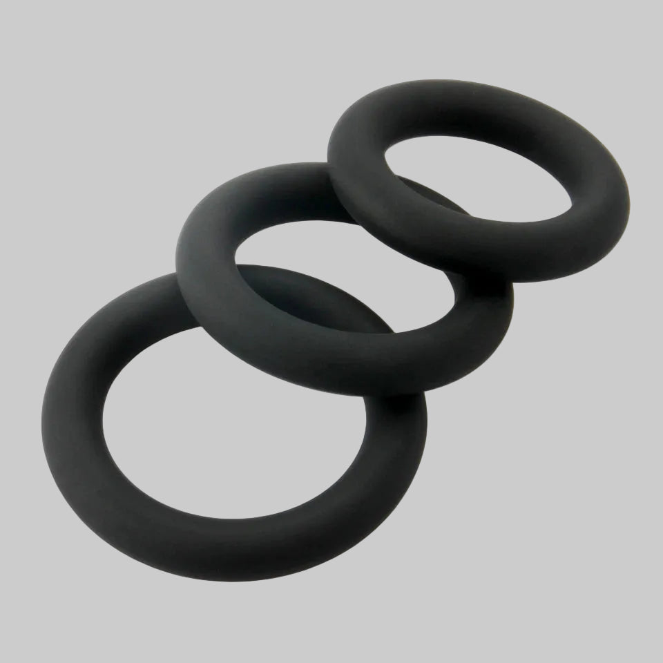 Flexible Black Cock Ring