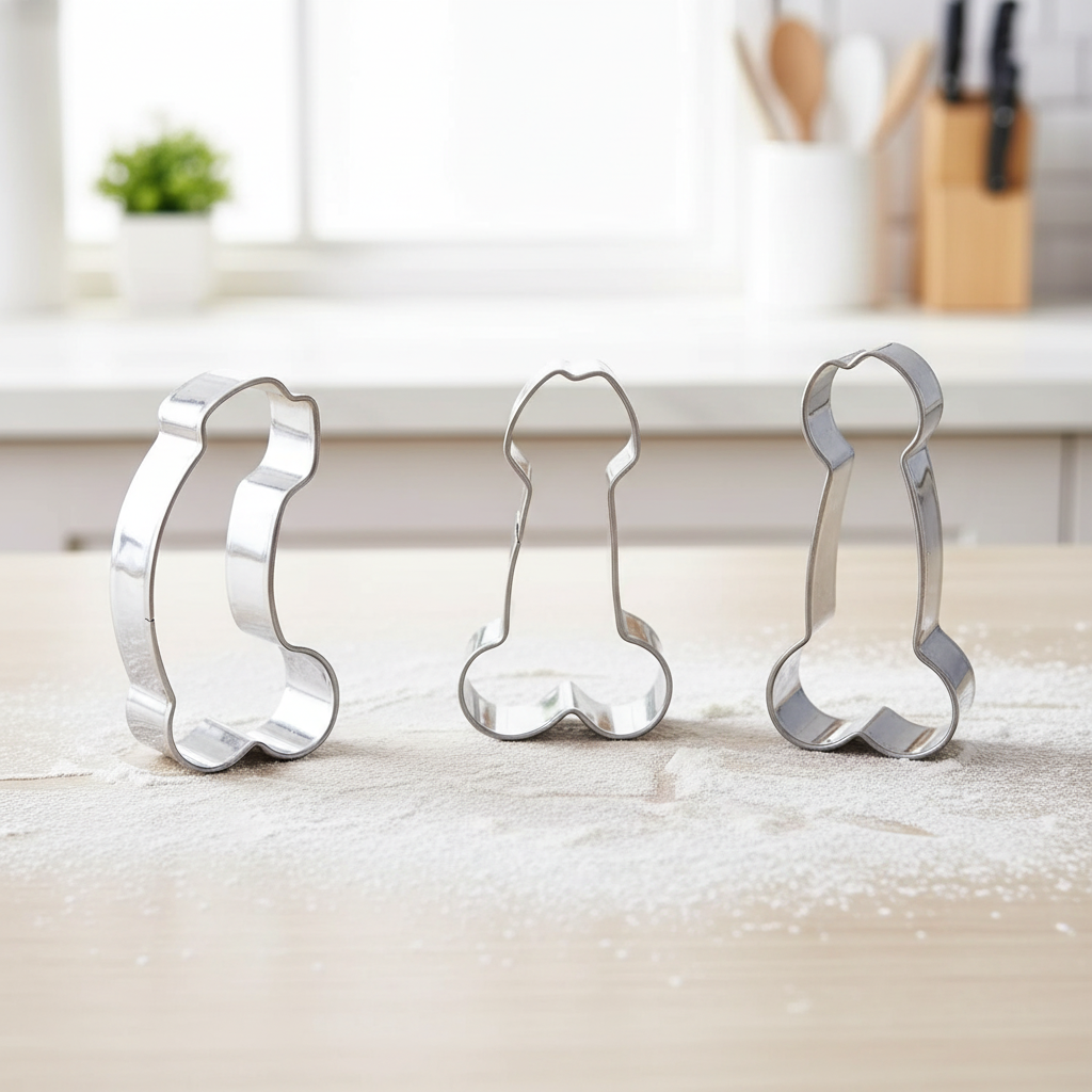 3 Piece Penis Cookie Cutter