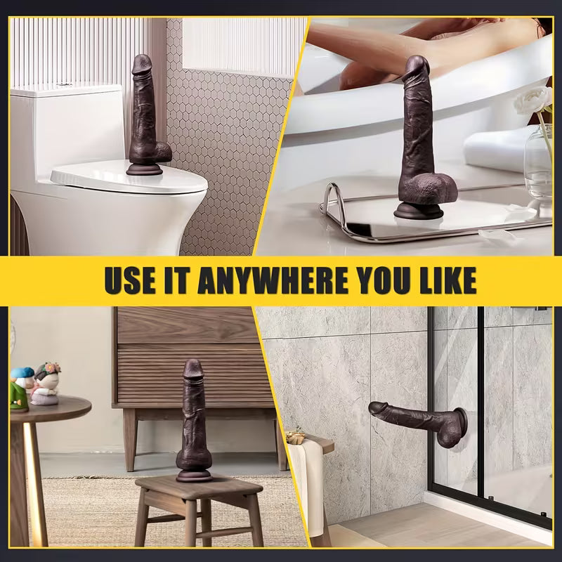 22cm Heated Rotating & Thrusting Realistic Dildo