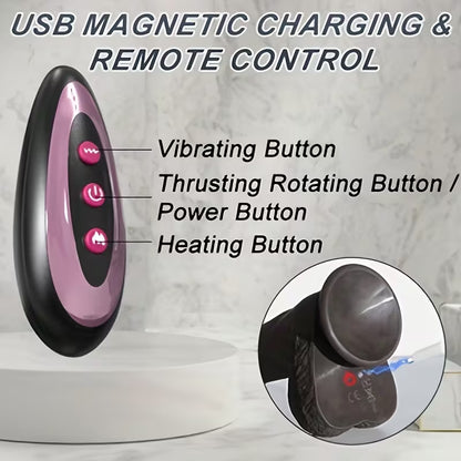 9 Modes Heated Realistic Dildo