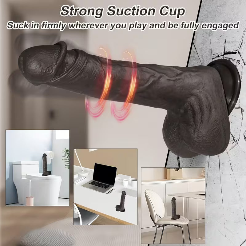 22cm Heated Rotating & Thrusting Realistic Dildo
