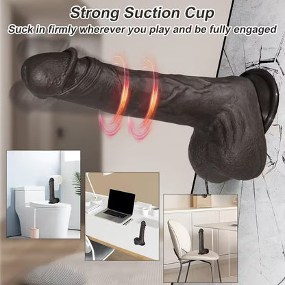 9 Modes Heated Realistic Dildo