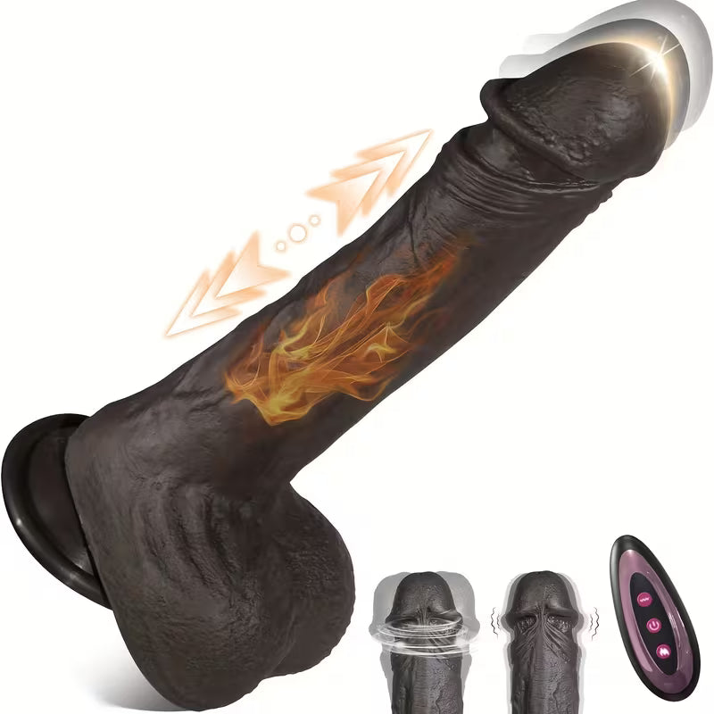 22cm Heated Rotating & Thrusting Realistic Dildo