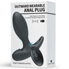 OUTWARD WEARABLE ANAL PLUG WITH REMOTE