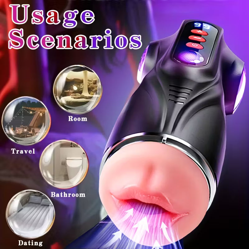 3-in-1 App-Controlled Male Masturbator