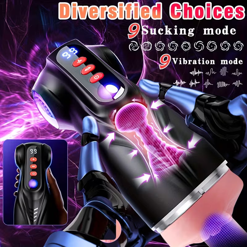 3-in-1 App-Controlled Male Masturbator