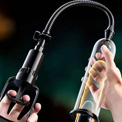 Manual Penis Vacuum Pump with 3 Sleeve Attachments