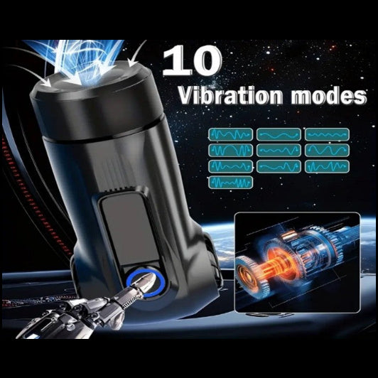 Rechargeable 10-Mode Male Masturbator