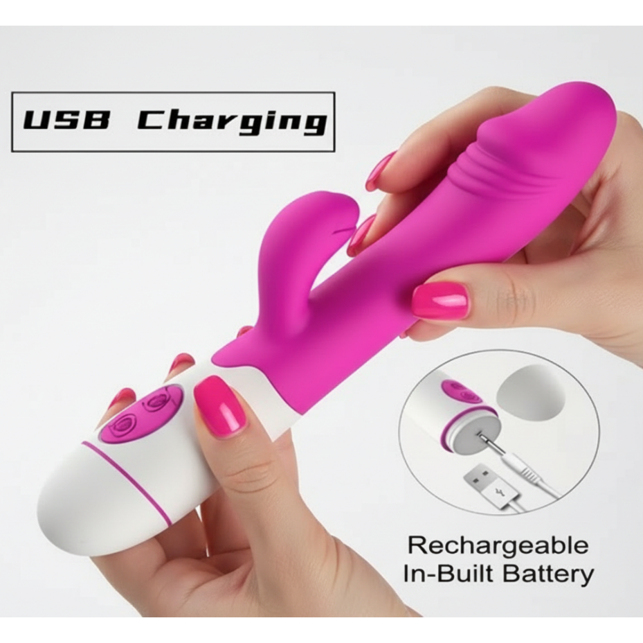 Sweet Vibrations Rechargeable G-Spot & Clitoral Vibrator