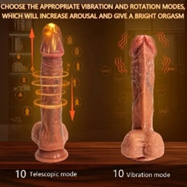 22.86cm Vibrating Dildo-App