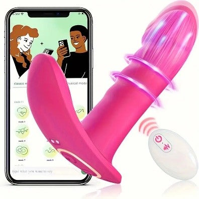 Anal and Clit Stimulation Vibrator-APP Control