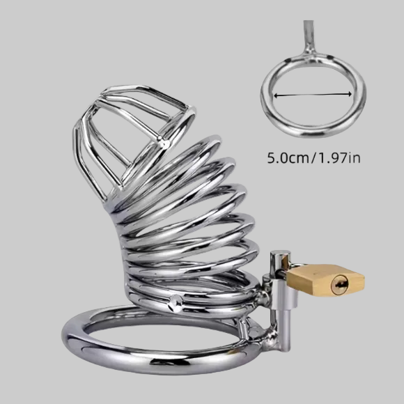 Stainless Steel Male Chastity Cage
