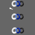 3-Pack Multi-Colour Cock Rings