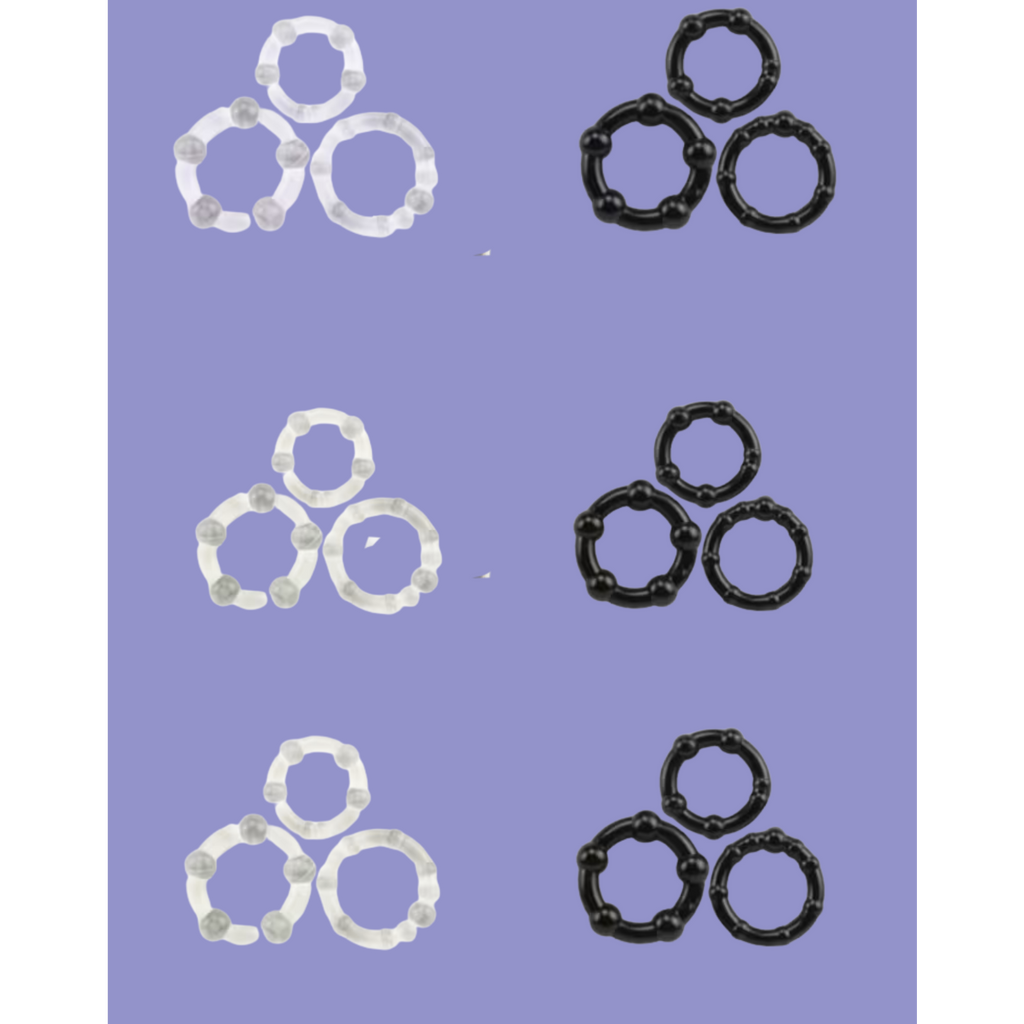 3-Pack Flexible Cock Rings