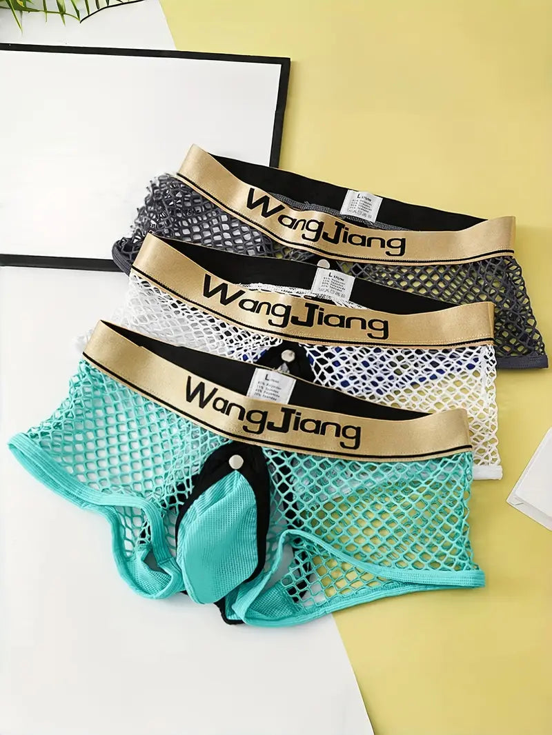 Men’s Breathable Mesh Boxer Briefs