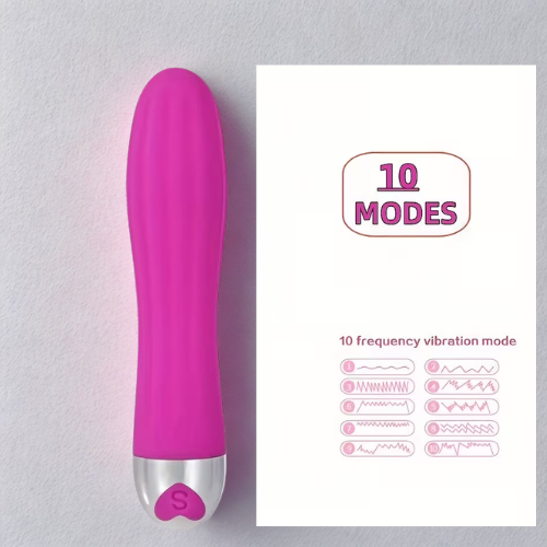 10-Speed Rechargeable Vibrating Dildo