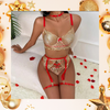 A-Red &amp; Gold Lingerie