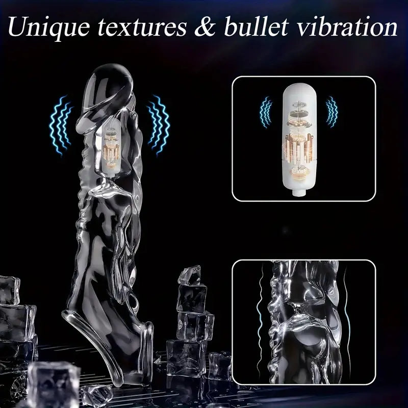 Reusable Vibrating Penis Sleeve