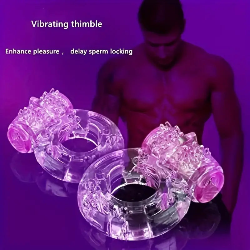 Mini Pink Vibrating Cock Ring