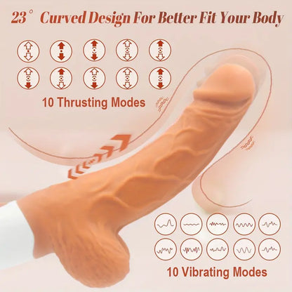 3 In 1 Realistic Dildo Erotic Machine