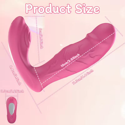 Double Shock Stimulator Vibrating Dildo