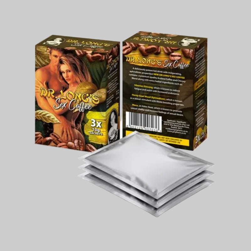 Dr Long's Erotic Coffee 3 x 10g