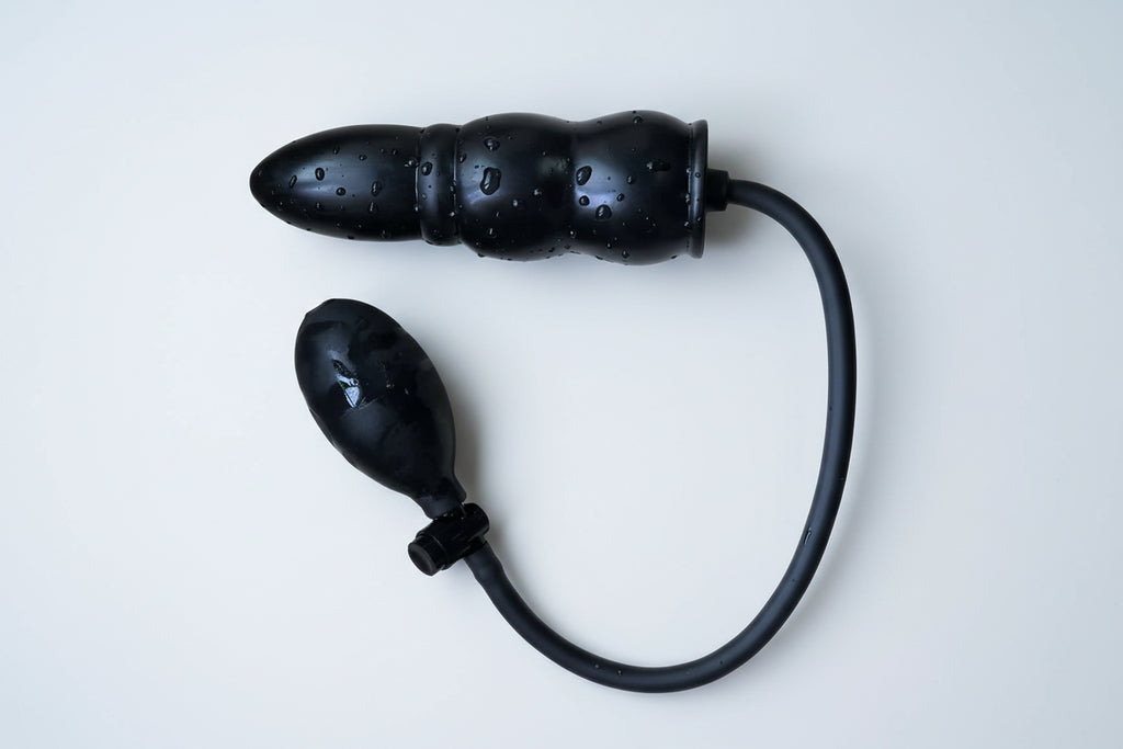 INFLATABLE BEADED BUTT PLUG