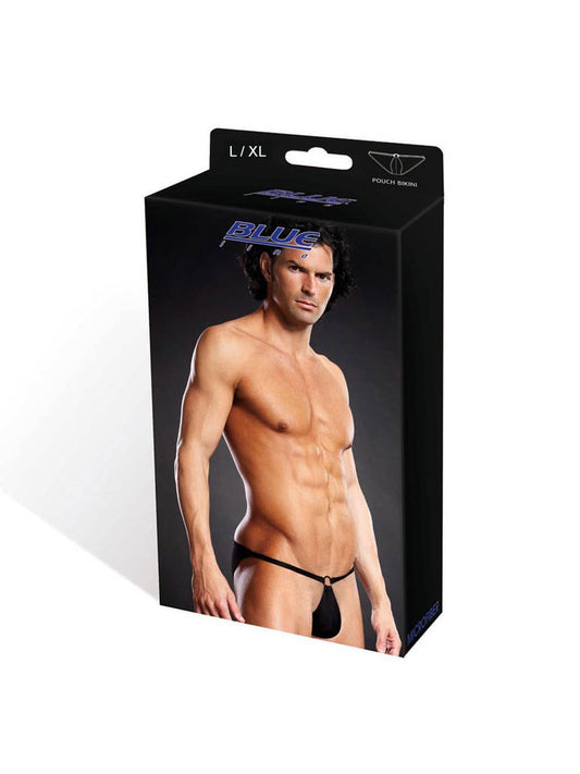 BlueLine Mens Pouch Bikini - Black - S/M