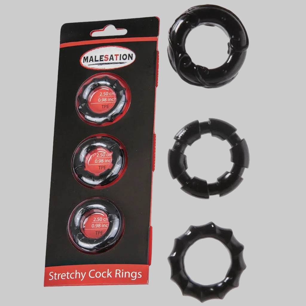 Malesation Stretchy Cock Rings