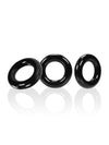 Oxballs Willy Rings 3 Pack - Black