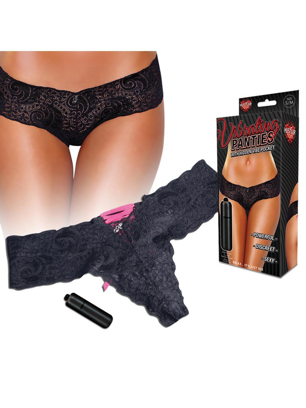 Var. Hustler Vibrating Panties with Bullet - M/L